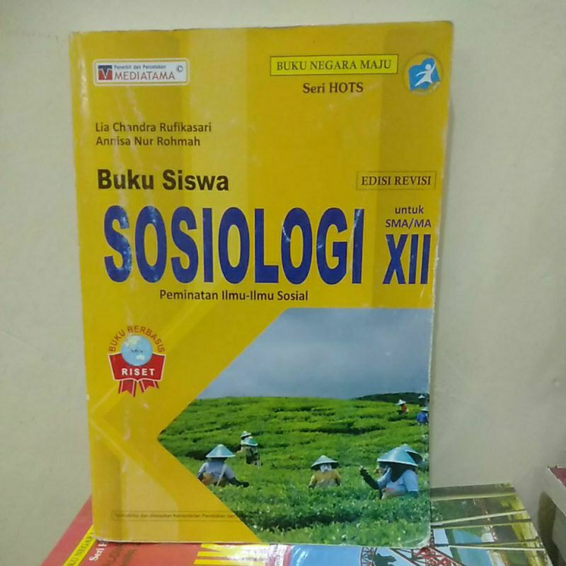 buku sosiologi SMA/MA kelas 12 mediatama
