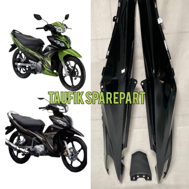 Kap Cover Body Samping Jupiter Z Robot Tahun 2010-2011 Warna Hitam