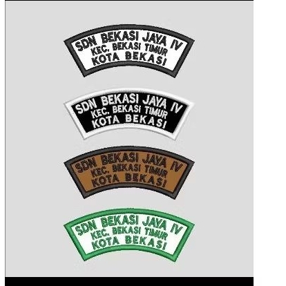 bet lokasi,bed nama sekolah.bordir nama seragam
