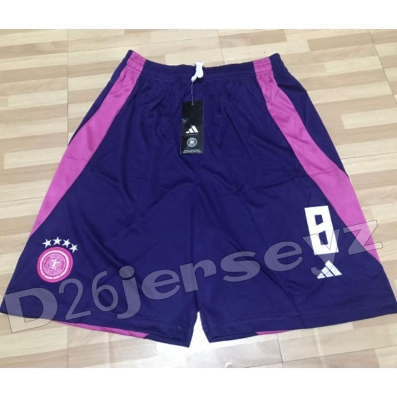 Celana Bola Jerman Away 2024 / 2025 + Cetak nomor di celana