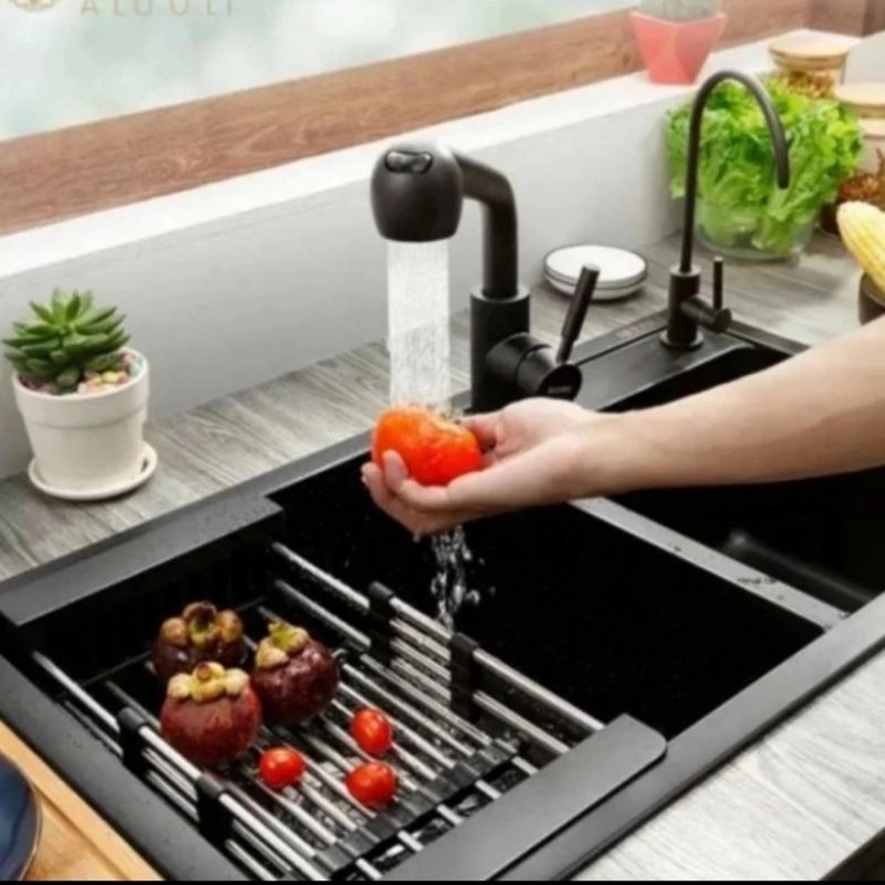 kranjang tirisan kitchen zink/kernjang bak cuci piring wire basket zink