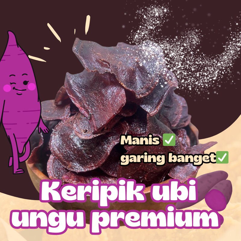 

[1KG] KERIPIK UBI UNGU PREMIUM | Keripik anti borong | Camilan Viral | cemilan anak kost