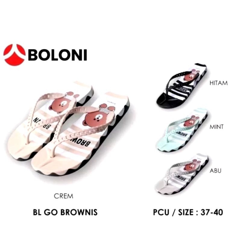 SANDAL WANITA BOLONI BROWNIS