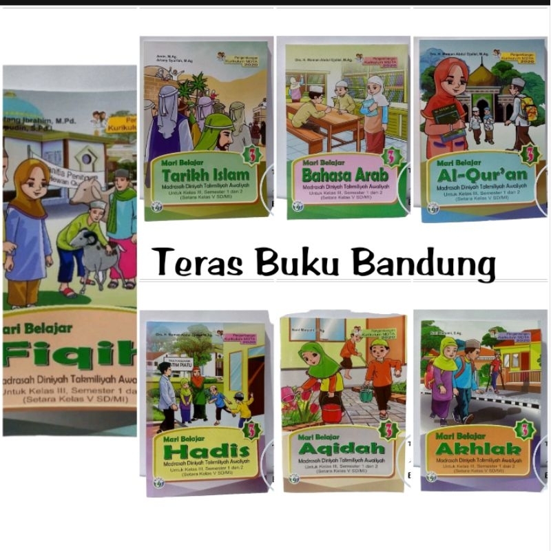 Original 1 Paket Buku Dta Mdta Kelas 3 Kurikulum 2020 Gratis Sampul