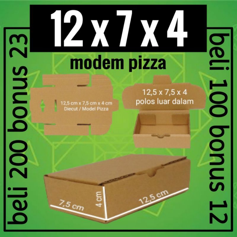 

Kardus karton box pizza 12x7x4