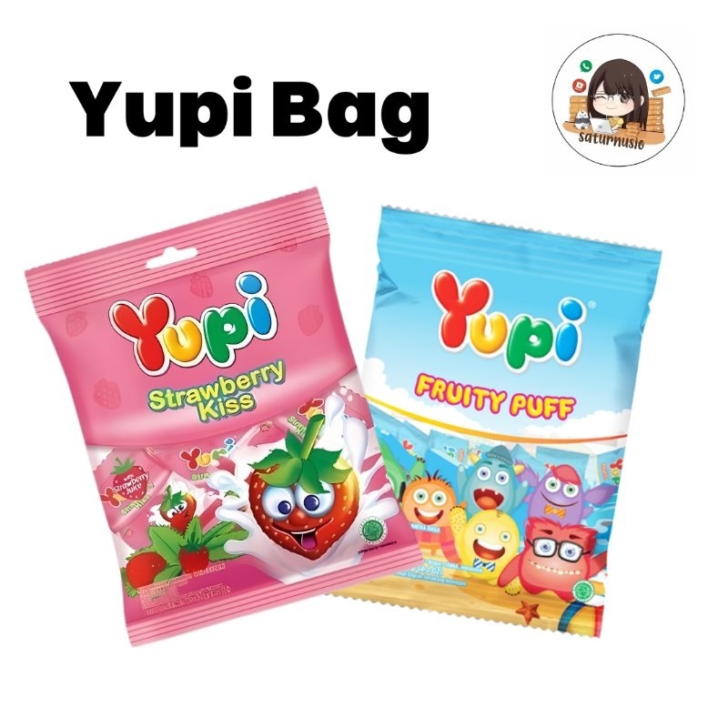 

YUPI STRAWBERRY KISS & FRUITY PUFF 120gr