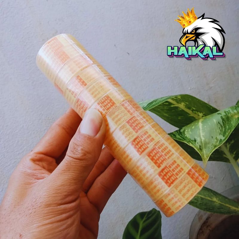 

Isolasi Kado Goldtape Transfaran 1 Slop Isi (12pcs)