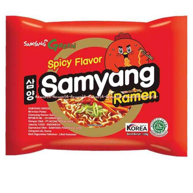 

Samyang 120gr Spicy Flavor Ramen Mie Instan Pedas Korean Noodle