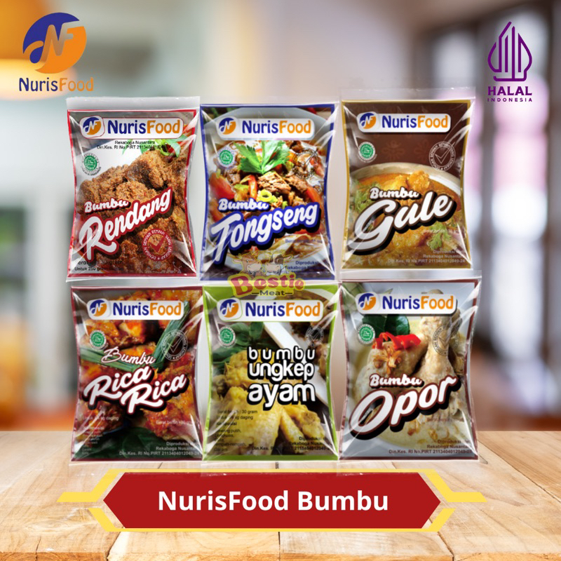 

NurisFood Bumbu Rendang-Tongseng-Gule-Rica Rica-Opor