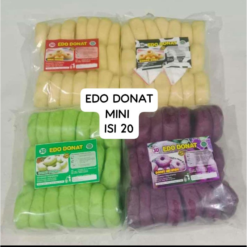 

Donat kentang Edo 3D Donut mini 20pcs