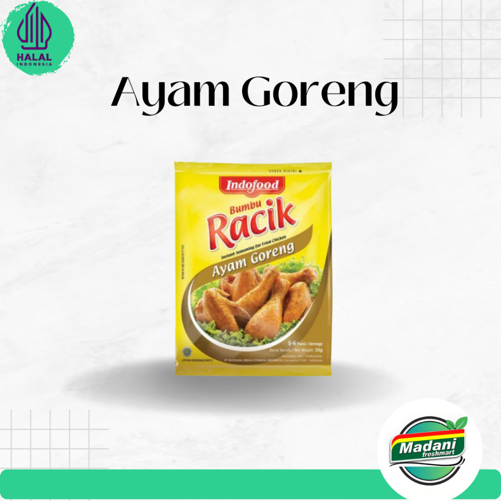 

Bumbu Racik ayam Goreng Indofood 20 gram