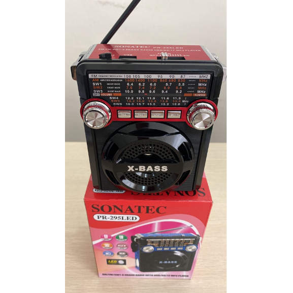RADIO AM / FM 8 BAND USB MP3 PLAYER SENTER SONATEC PR 295 / PR-295 / PR295 SPEAKER