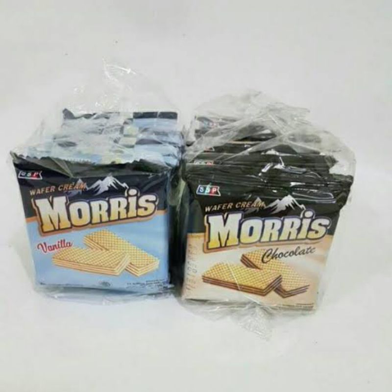 

Morris wafer cream 10pcs / Morris wafer vanila / Morris wafer coklat / Morris wafer enak murah