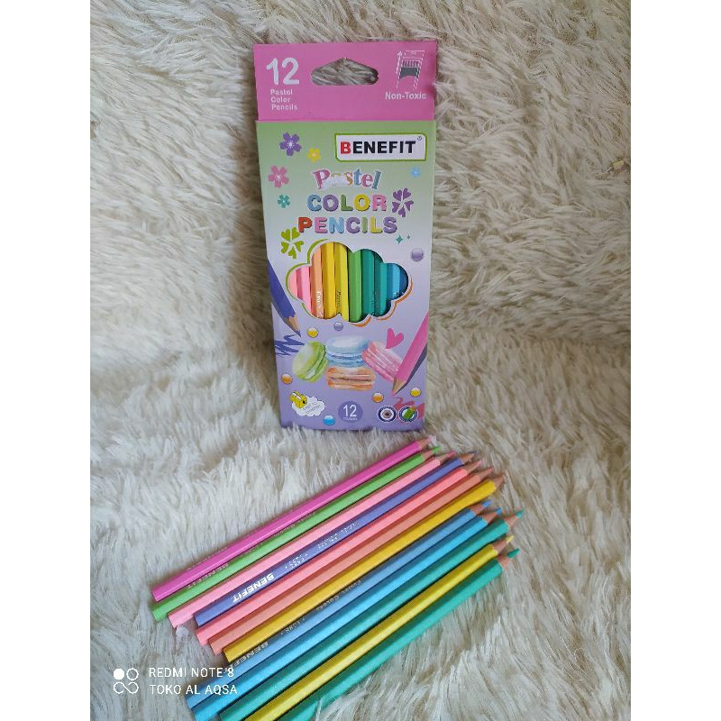 

Pensil Warna Benefit Pastel non Toxic