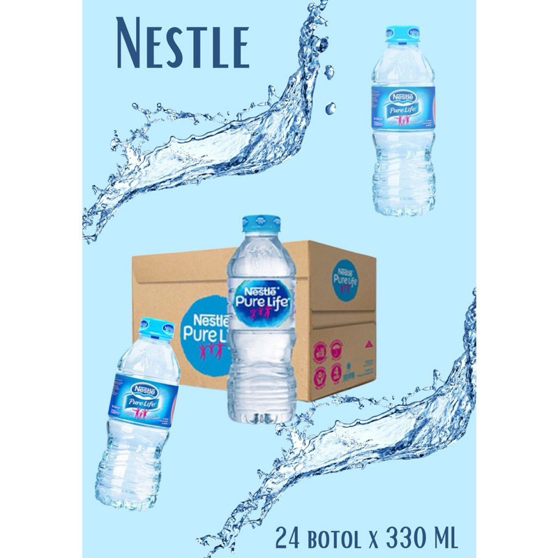 

Air Mineral Nestle Pure Life 330ml 330 ml Minum Sedang Mini Termurah 1 Dus isi 24 botol