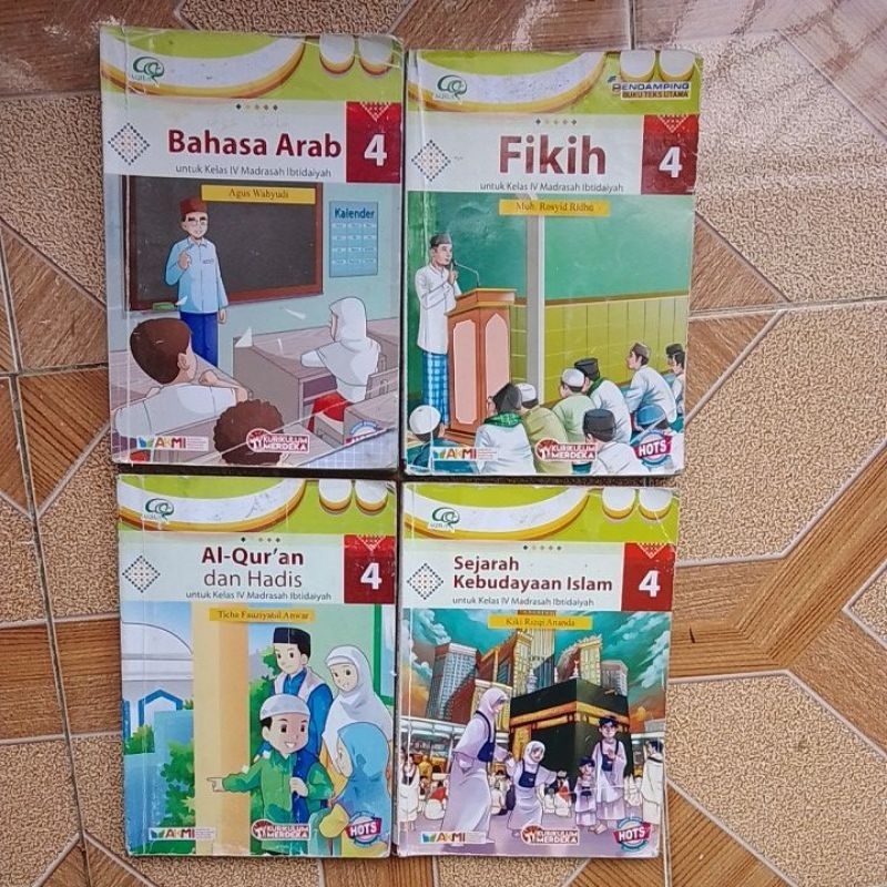 BAHASA ARAB, FIQIH, AL-QUR'AN HADIS,SKI, AKIDAH AKHLAK UNTUK SD KELAS 4 KURIKULUM MERDEKA
