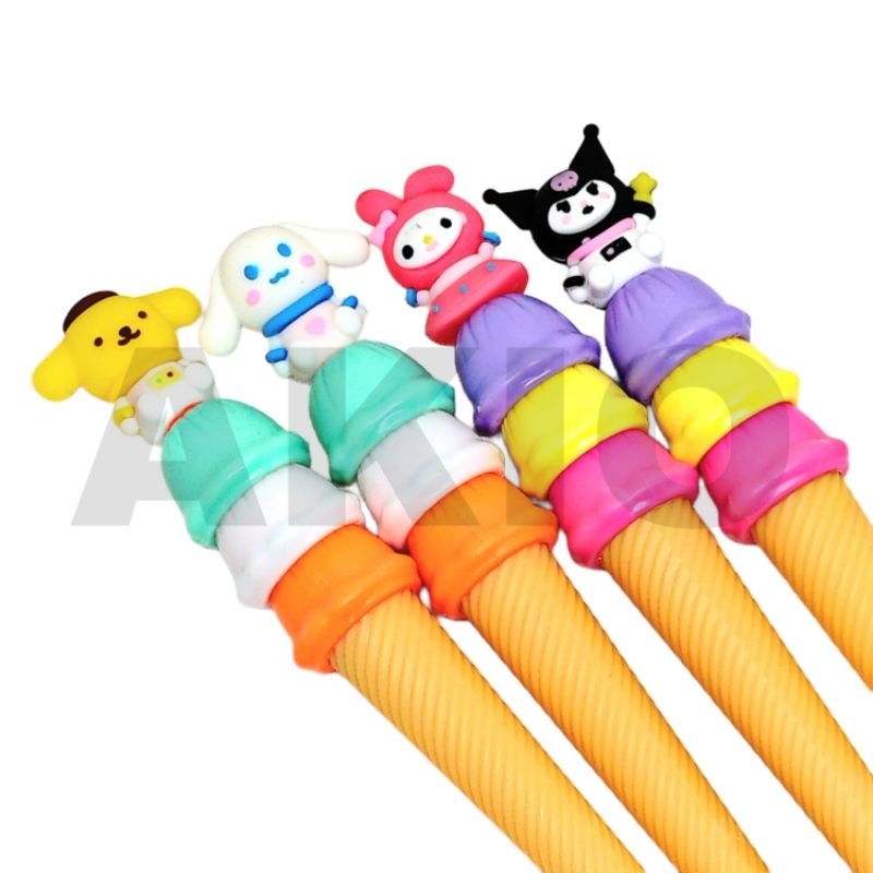 

Bolpoin Gel Karakter ICE CREAM KUROMI MY MELODY CINNAMOROLL POMPOMPURIN 0.5 mm Hitam KRD-1121 Lucu Pulpen Ballpoint Bolpen