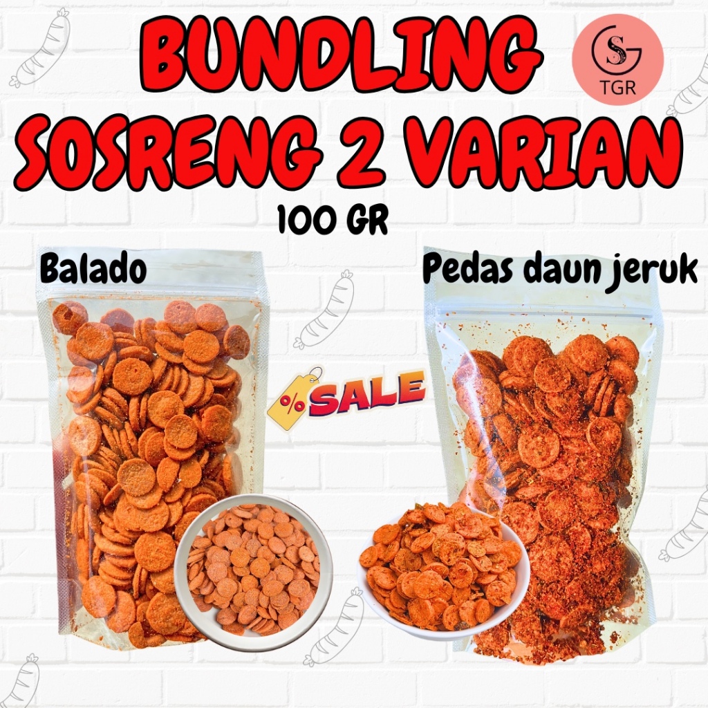 

BUNDLING SOSIS GORENG 2 VARIAN BALADO & PEDAS DAUN JERUK - 100GR