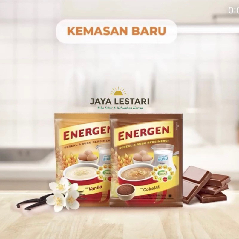 

Energen Sereal & Susu (Isi 5/Box)