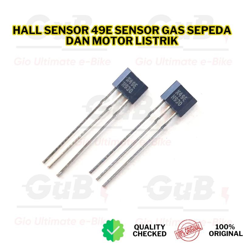Hall Sensor Gas 49E Sepeda Listrik Motor Listrik / Transistor Hall Sensor Grip Gas Sepeda Listrik