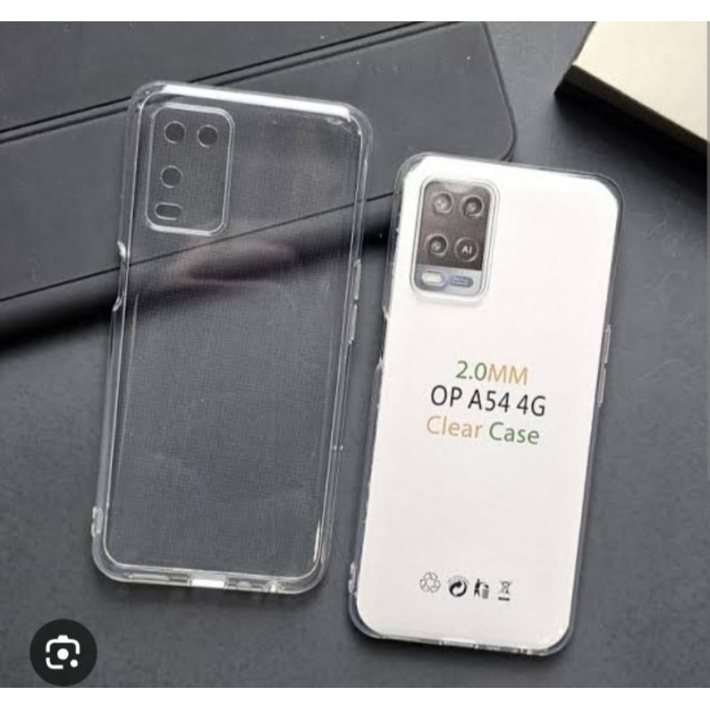 Softcase Silikon Clear Case Transparan Oppo A54