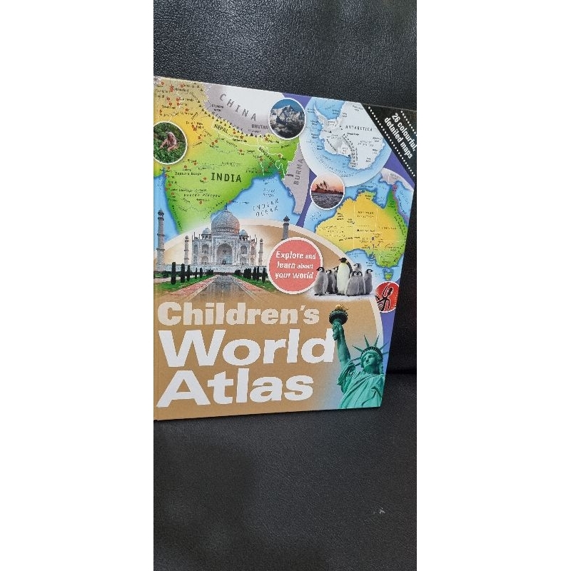 Children world atlas book