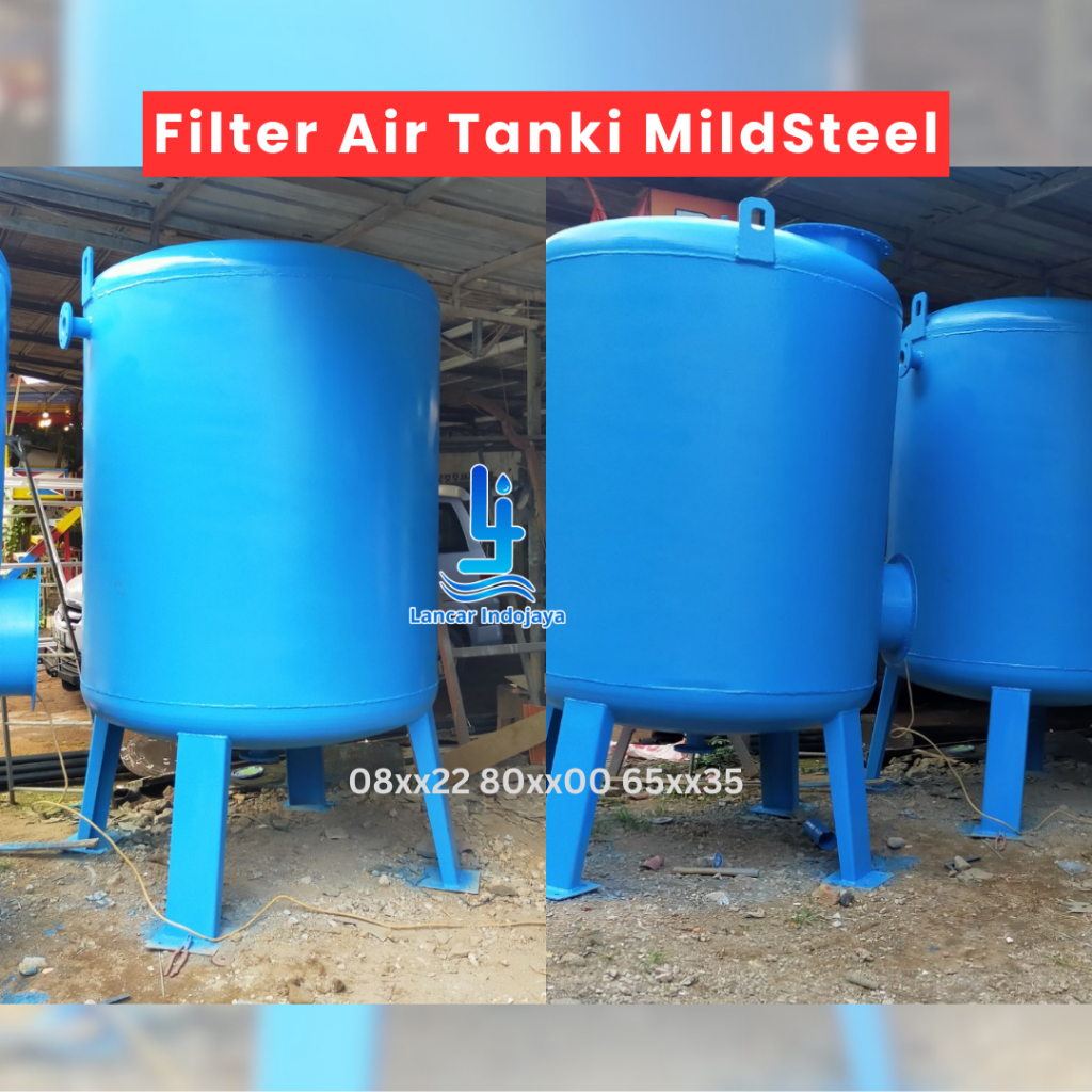 Tabung Filter Air Tanki MILD STEEL Sand Filter Carbon Filter Softener Filter