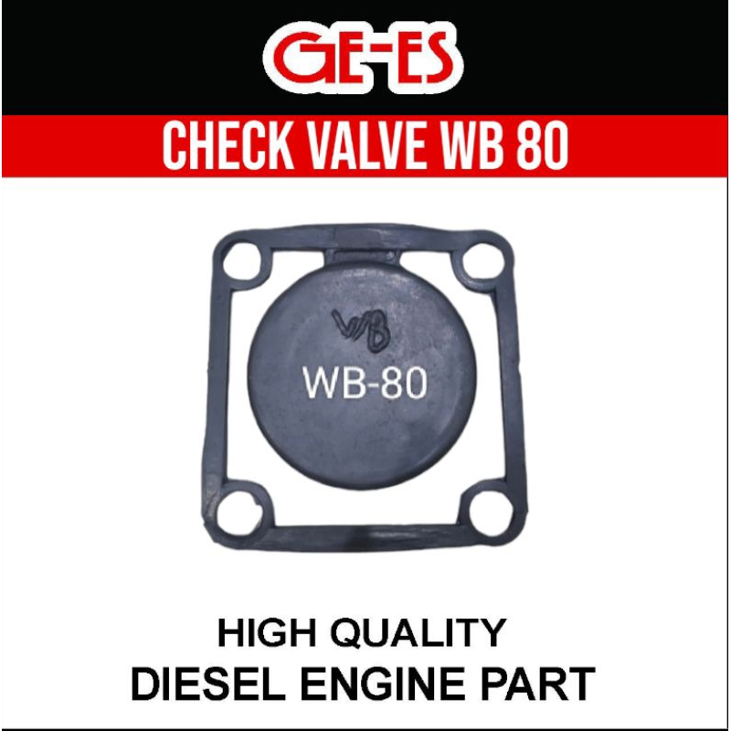 Check Valve WB 80 Honda Klep Tabok 3in Type WB 80 Klep Tabok Pompa WB 80 Honda