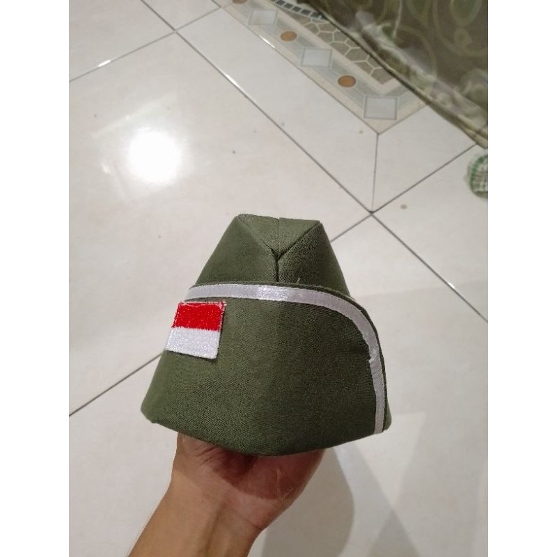 PECI VETERAN KEMERDEKAAN WARNA HIJAU ARMY