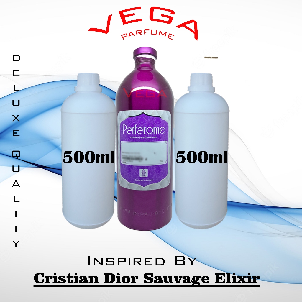 Dior Sauvage Parfarome Deluxe 500ml Murni Bibit Tidak Segel