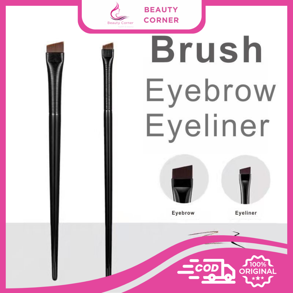 Kuas Eyebrow/Eyeliner/Eyeshadow Brush - 1 Pcs