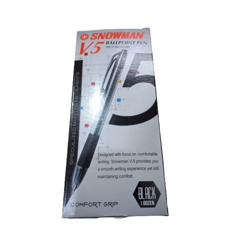 

Pulpen Snowman V-5 0.7MM(12Pcs)