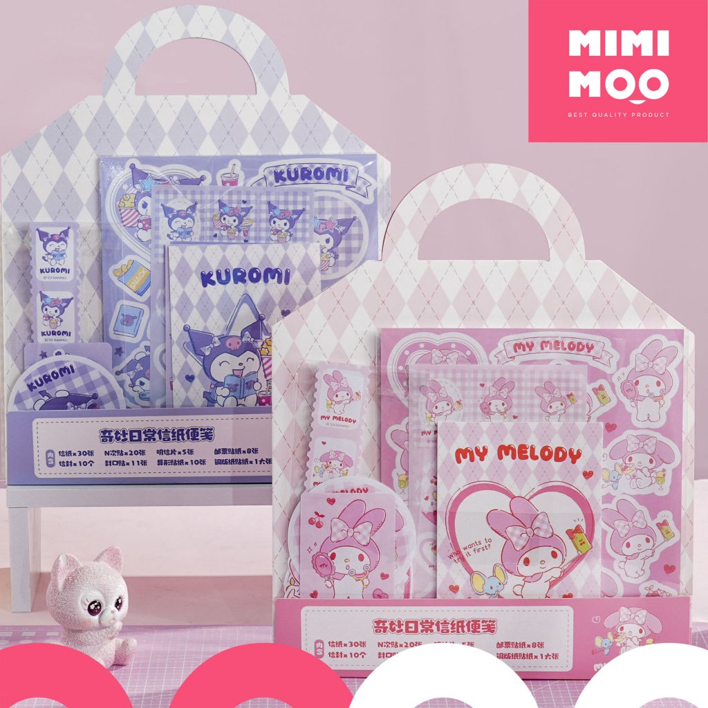 

Set Sticker Scrapbook Karakter Sanrio Kuromi My Melody