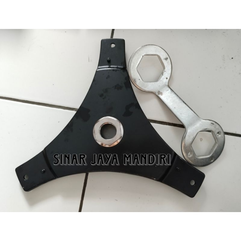 [ 1 PAKET ] KAKI SEGITIGA TURBO DRUM MESIN CUCI LG TOP LOADING 1 TABUNG