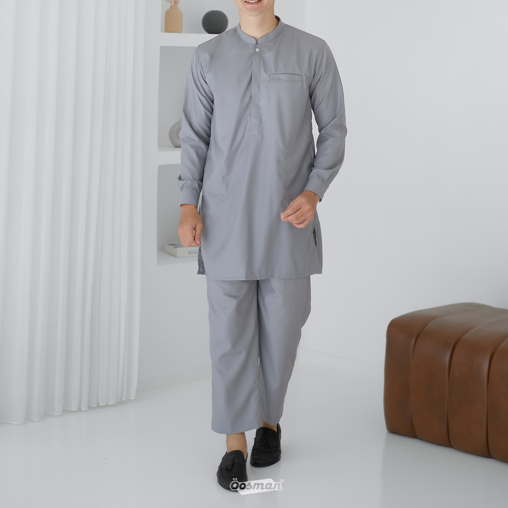 Promo Oosman - Kurta Koko Setelan Pria Dewasa Pakistan Premium Lengan Panjang