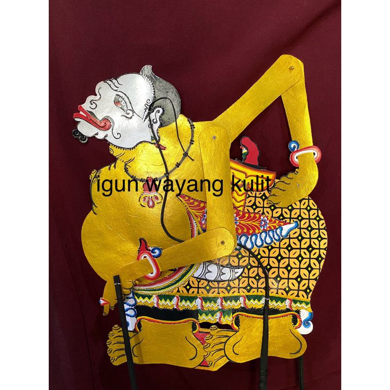 wayang kulit asli murah semar| semar kulit asli murah