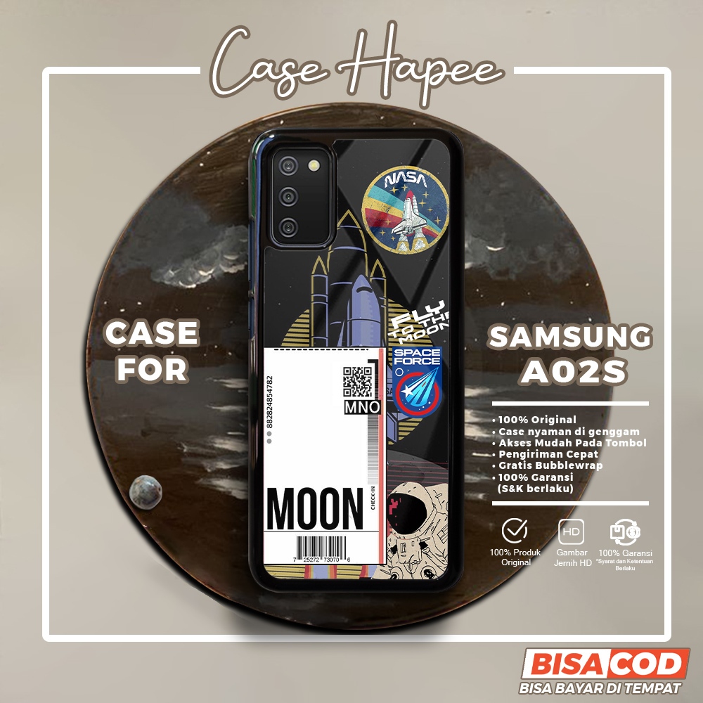 Case Samsung A02S Casing Samsung A02S [NASA] Casehapee Case Glossy Case Aesthetic Custom Case Premiu