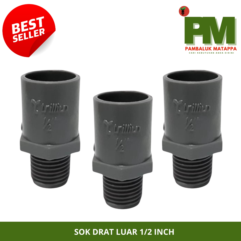 Sok Drat Luar 1/2 Inch
