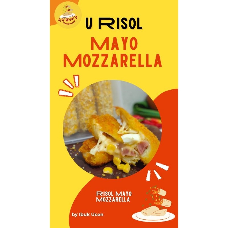 

U Risol || Risol Mayo Mozzarella Frozen Homemade by Ibuk Ucen