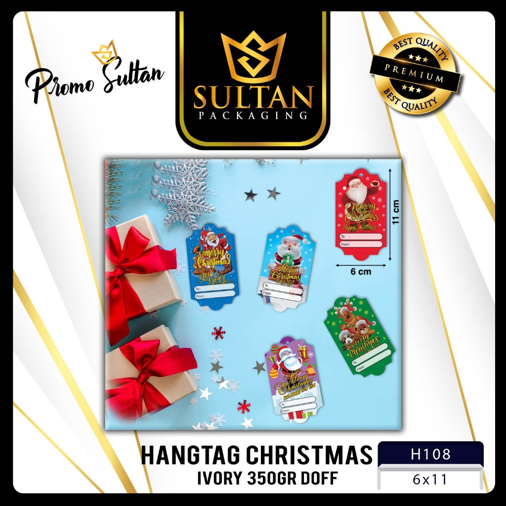 

Hangtag Natal|Merry Chritsmas|Premium|Hiasan|Murah|Label|Alksesoris|H96