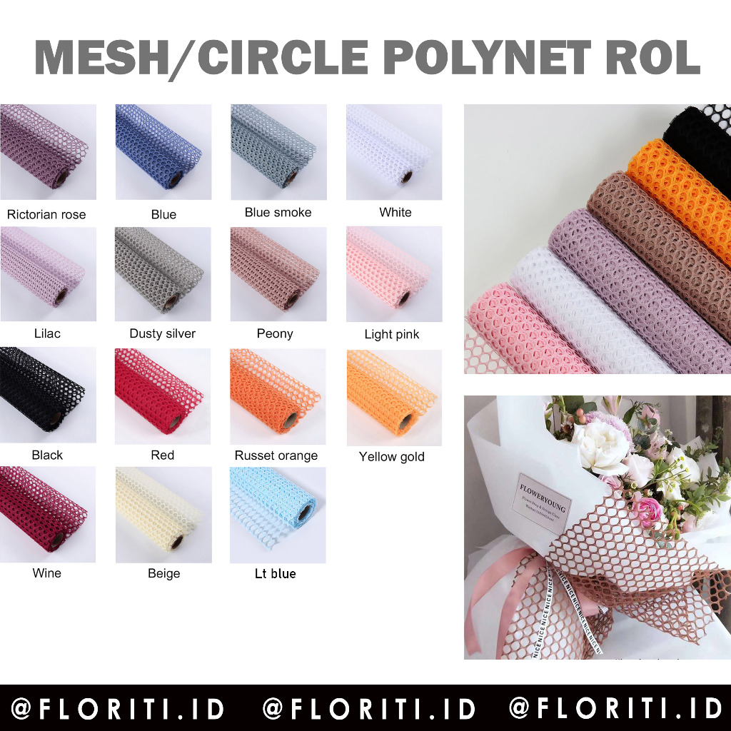 

(Rol) Jaring Buket/Mesh/Circle Polynet Roll