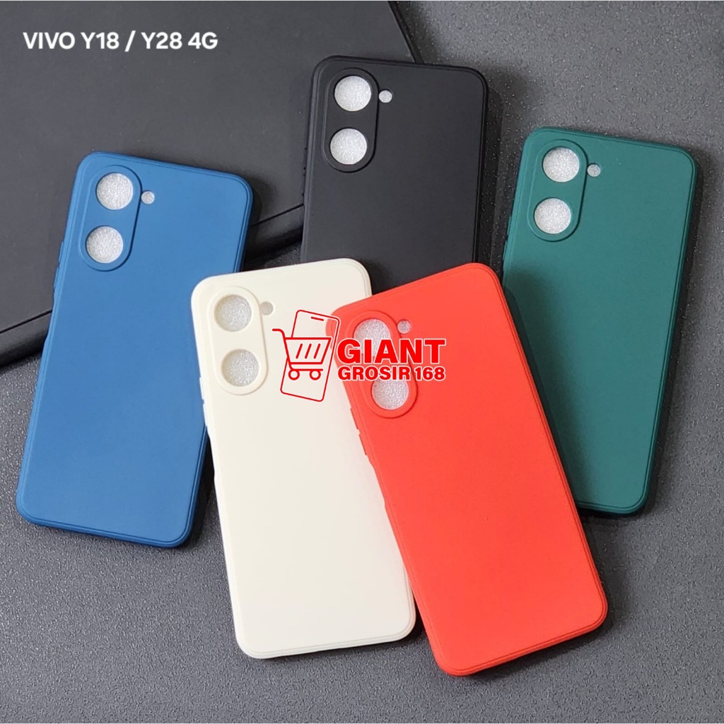 VIVO Y18 VIVO Y28 4G VIVO Y71 VIVO Y75 5G VIVO T1 5G CASE MACARON SQUARE LIQUID CASE VIVO Y18 VIVO Y
