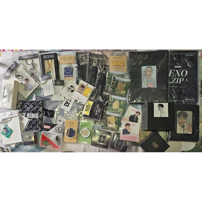 EXO - Goods (Keyring, Badge, Strip, Tihol, Card Wallet, Charm, Bottle)
