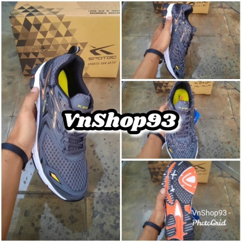 Spotec Atlas Sepatu Olahraga Voli Lari Running Jogging Pria Wanita