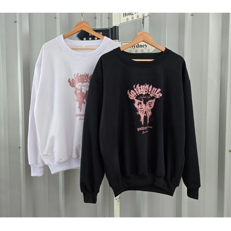 one butterfly hoodie unisex/sweater hoodie murah lucu/sweater kupu kupu/jumper hoodie tebal