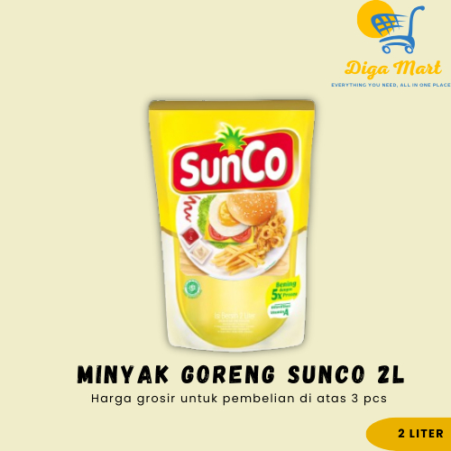 

Minyak Goreng Sunco 2 Liter dan 1 Liter