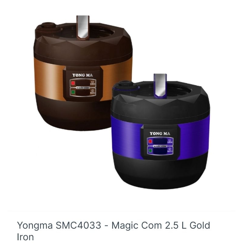 Yongma Rice cooker Eco SMC 4033 2.5 liter