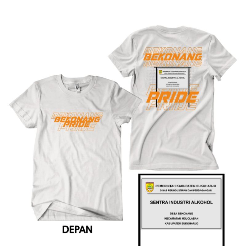 Kaos Baju Bekonang Pride Kaos Bekonang Industri "Kaos Ciu Bekonang" Kaos Unik