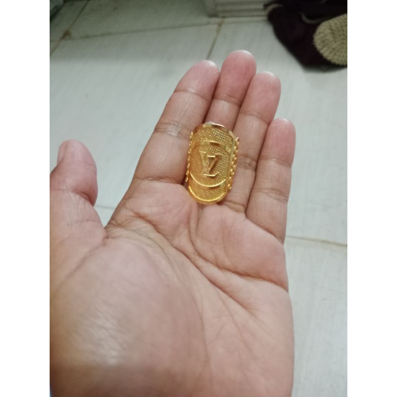 cincin plat celup emas.tanjung batu ogan ilir palembang
