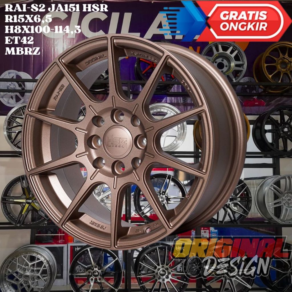 Velg Mobil MOBILIO , FREED , SIRION , SIGRA , HSR RAI S2 RING 15 R15